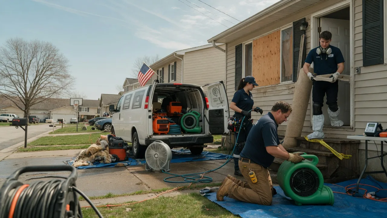 Water Damage Restoration in Fairfield, IA near me
